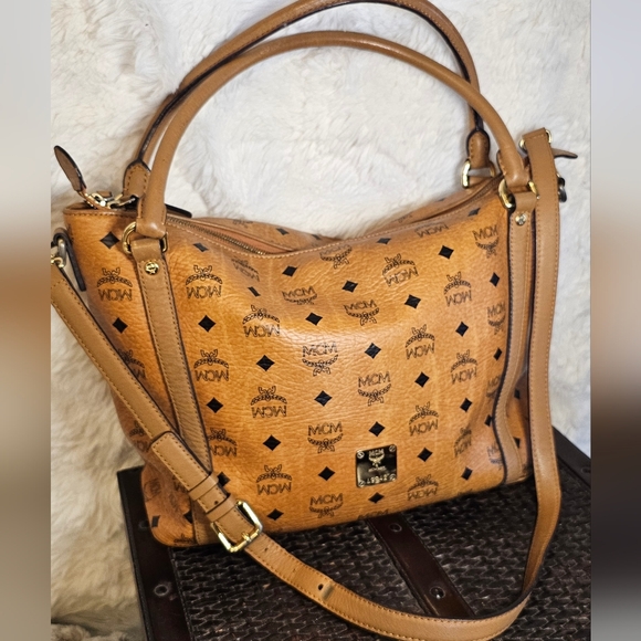 MCM Handbags - MCM Visetos 2-Way Shoulder Bag 